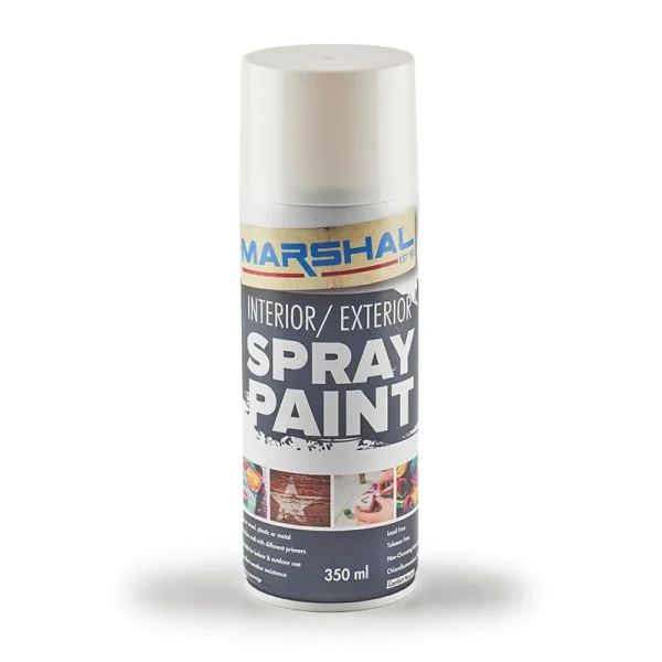 Marshal Spray Paint Matt White 350ml